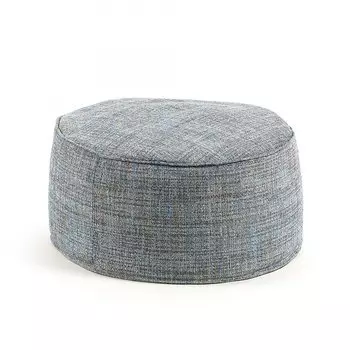 Пуф Boost в ткани сине-серого цвета