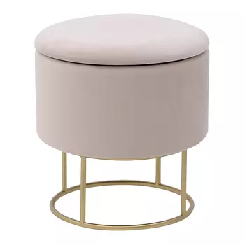 Пуф-бокс бежевого цвета