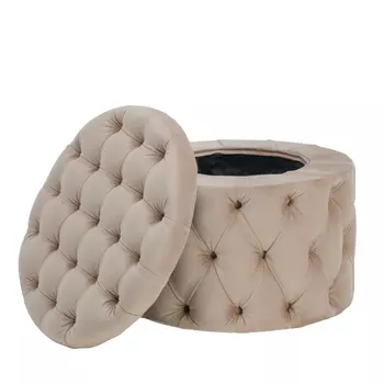 Пуф Classic-01 персикового цвета