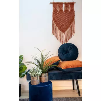 Пуф Ejby синего цвета