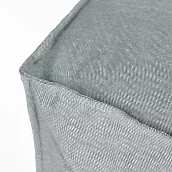 Пуф Fatty серо-голубого цвета