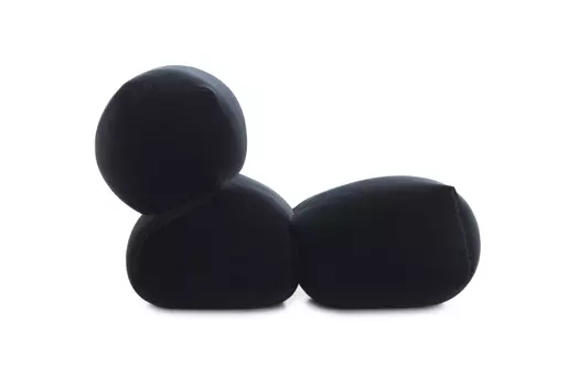 Пуф Grapy черного цвета