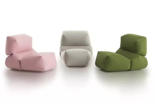 Пуф Grapy серого цвета