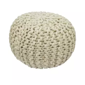 Пуф из шерсти