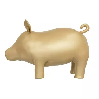 Пуф кабан мини золотистого цвета