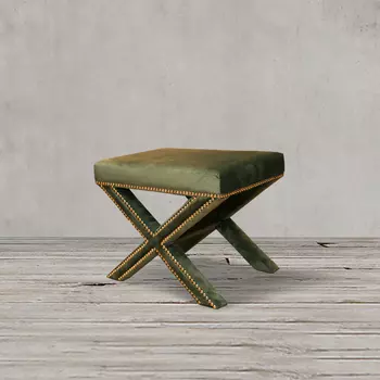 Пуф кларион оливкового цвета