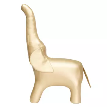 Пуф Leset слон 1 мини золотистого цвета