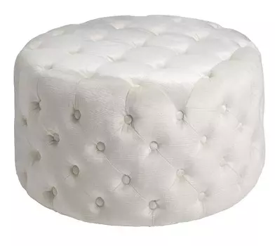Пуф Lindau белого цвета