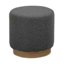 Пуф на низком деревянном основании Nordic