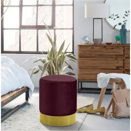 Пуф на золотом основании Domane