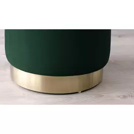 Пуф на золотом основании Nomade