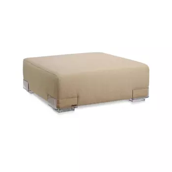 Пуф Plastics Duo коричневого цвета