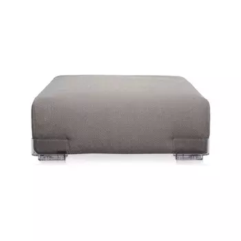 Пуф Plastics Duo серого цвета