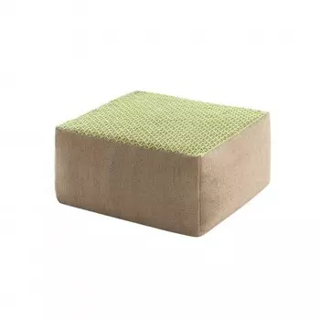 Пуф Raw зеленого цвета