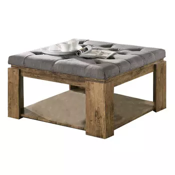 Пуф с мягкой столешницей