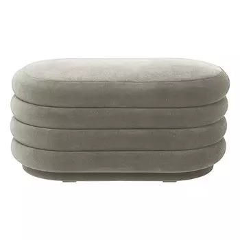 Пуф Sangry 2 светло-серого цвета