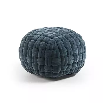 Пуф Shallow серого цвета