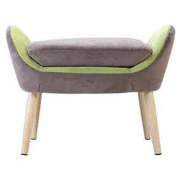 Пуф сканди-2 грин на металлических ножках