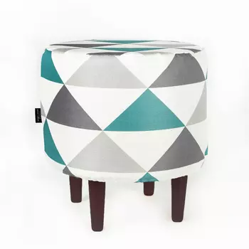 Пуф спутник Nils на ножках из дерева бука