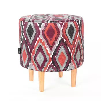 Пуф спутник Roxy с деревянными ножками