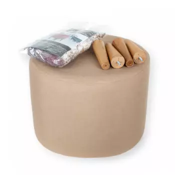 Пуф спутник Verdi на деревянных ножках