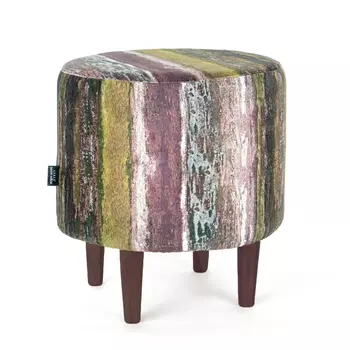 Пуф спутник Village на ножках цвета венге