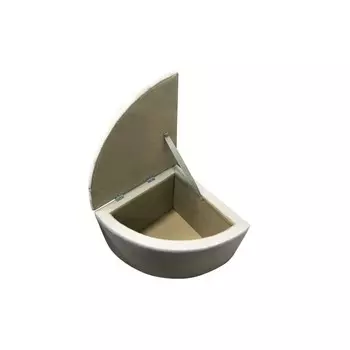 Пуф треугольный бергамо с местом для хранения