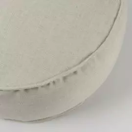 Пуф White Maelina белого цвета