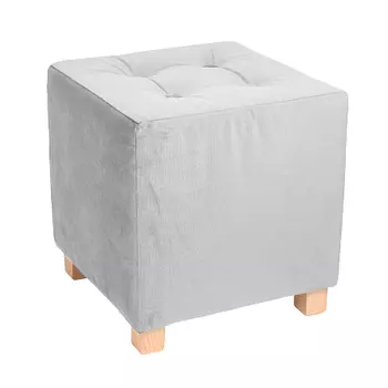 Пуф Wooden квадратный белый