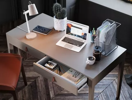 Рабочий стол Case чёрный дуб