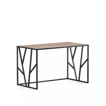 Рабочий стол Oxford Black темный дуб