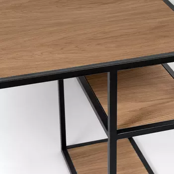 Рабочий стол Romero Black темный дуб