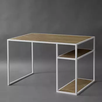 Рабочий стол Romero White темный дуб