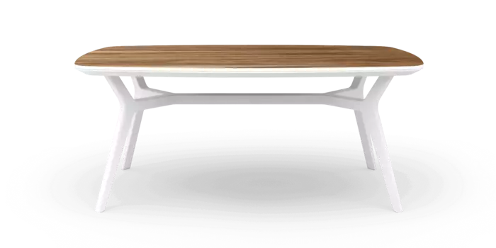 Раскладной стол Johann Walnut White 160-220 орех