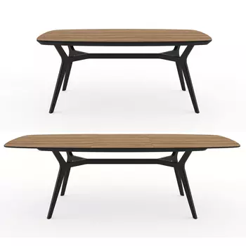 Раскладной стол Unika Johann Oak 180-240 дуб