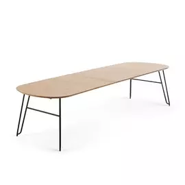 Раздвижной стол Novaks с черными ножками