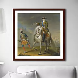 Репродукция картин Empress Elizaveta Petrovna on Horseback 1745 г.
