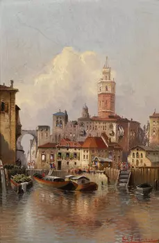 Репродукция картины на холсте Aus Barcelona