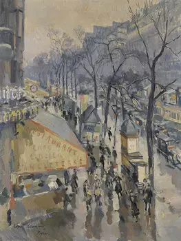 Репродукция картины на холсте Cafe d'Angleterre