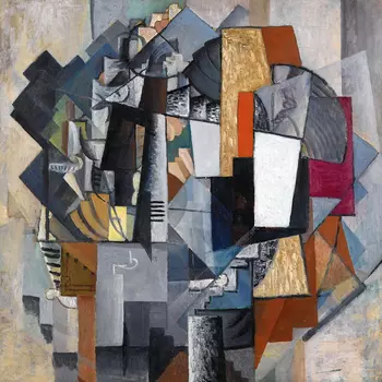 Репродукция картины на холсте Cubism Painting no 1