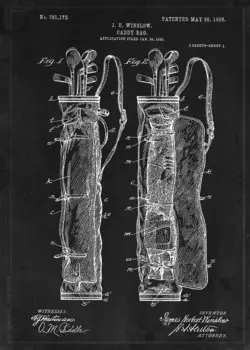 Репродукция картины на холсте гольфовый набор