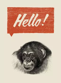 Репродукция картины на холсте Hello 7