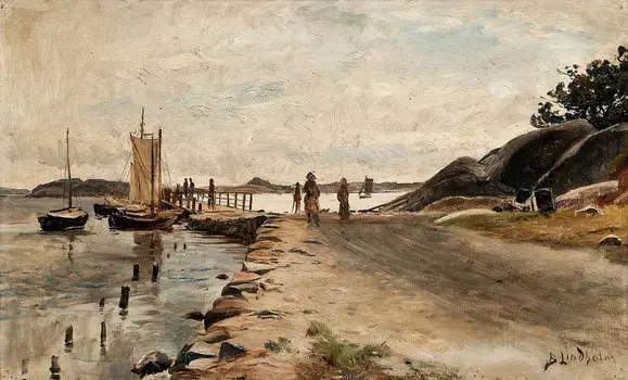 Репродукция картины на холсте on The Pier