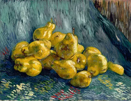 Репродукция картины на холсте Still Life With Pears 1887 - 1888 г.