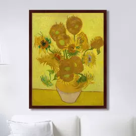 Репродукция картины Sunflowers 1889 г.