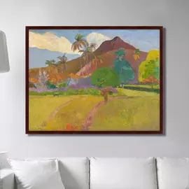 Репродукция картины Tahitian Landscape 1891 г.