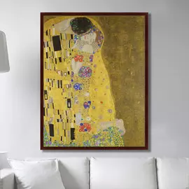 Репродукция картины The Kiss 1907 г.