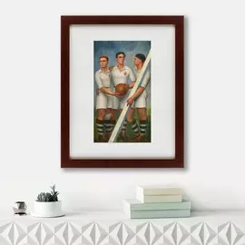 Репродукция картины Tres Futbolistas 1931 г.