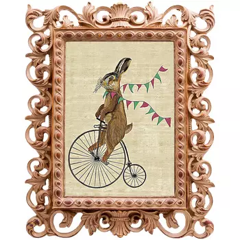 Репродукция кросс-кантри в раме матильда беж»