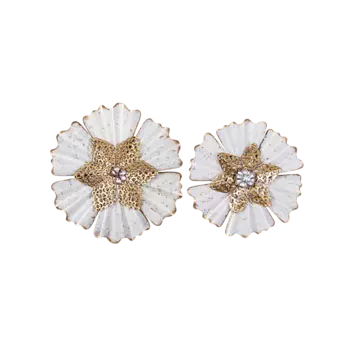 Сет панно Floret из двух металлических предметов